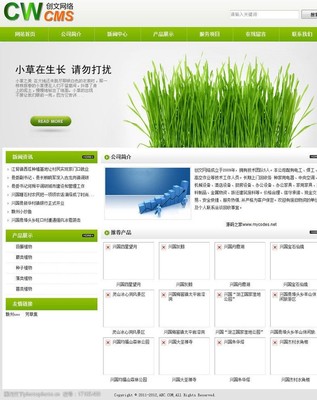 创文企业网站系统图片